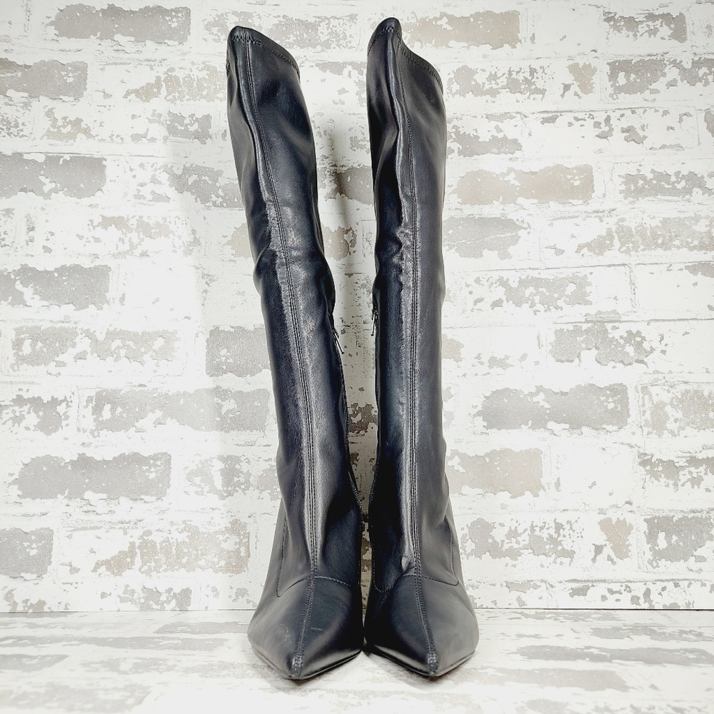 New Open Edit Viv Pointy Toe Knee High Boot O805 - Picture 3 of 12